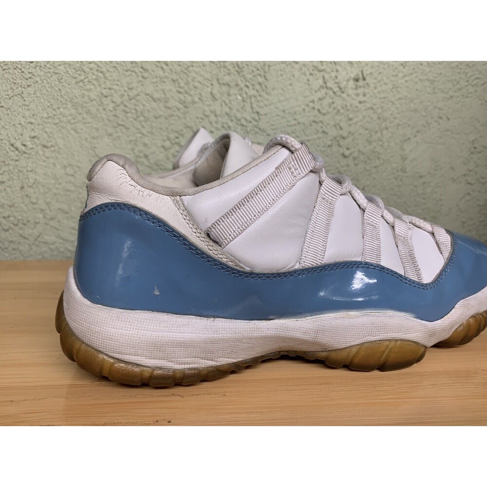 2001 Nike Air Jordan XI 11 Retro Low WHITE COLUMBIA BLUE Space Jams Sz 10.5 - Picture 2 of 8